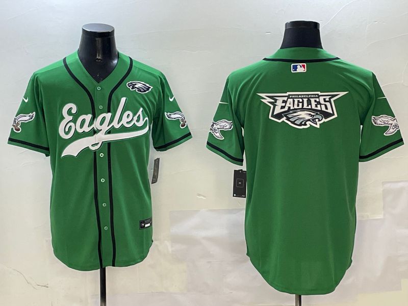 Men Philadelphia Eagles Blank Green three generations Jointly Name 2025 Nike Limited NFL Jersey style 26->philadelphia eagles->NFL Jersey